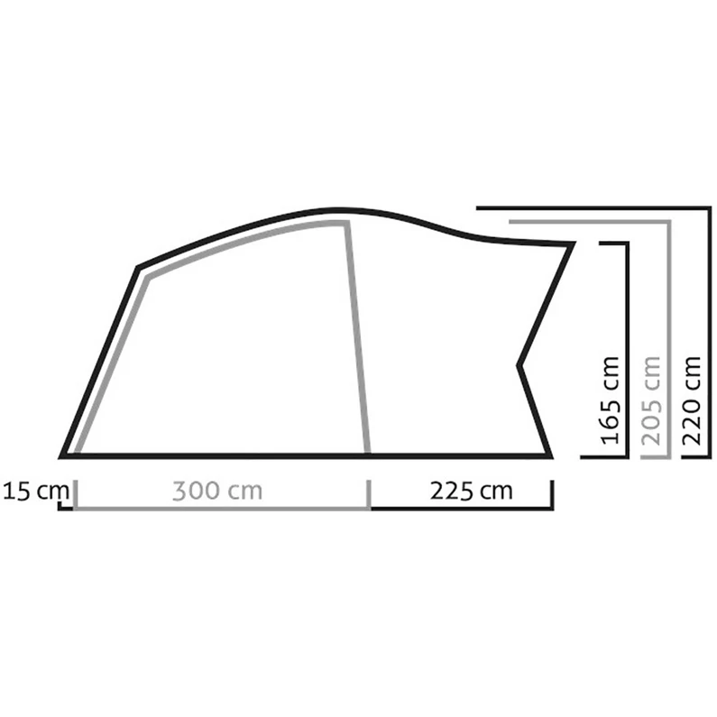 SALEWA Alpine Lodge 4 Tent - Afbeelding 3