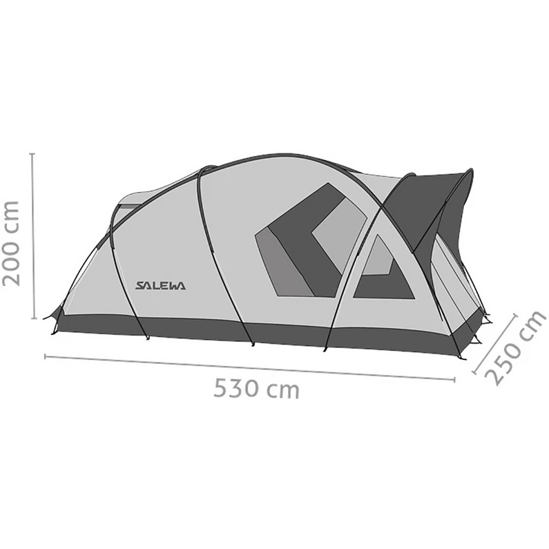 SALEWA Alpine Lodge 4 Tent - Afbeelding 5