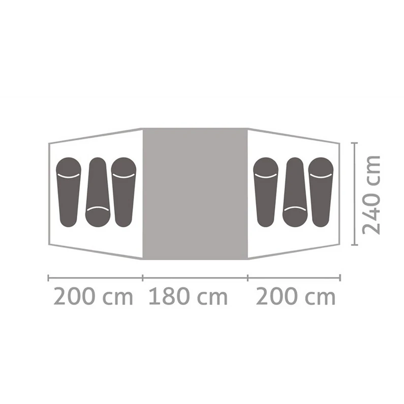 SALEWA Midway 6 Tent - Afbeelding 2