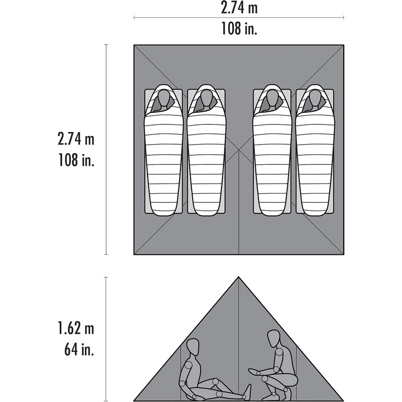 MSR Front Range 4 Tent - Afbeelding 4