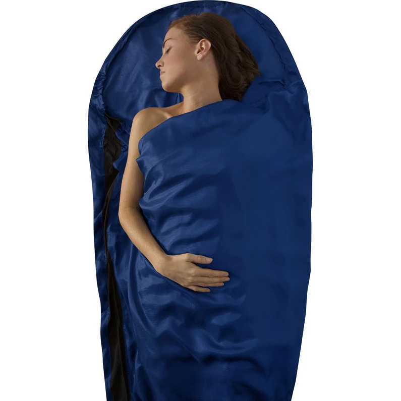 Sea To Summit Silk Stretch Liner Mummy With Hood & Box