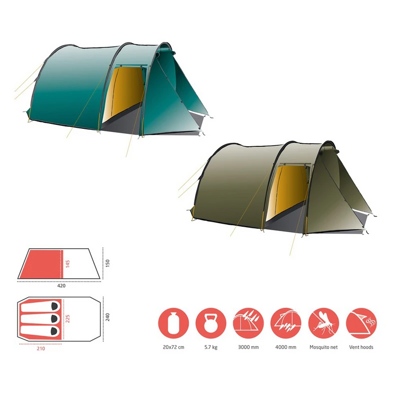 Grand Canyon Robson 3 Tent - Afbeelding 6