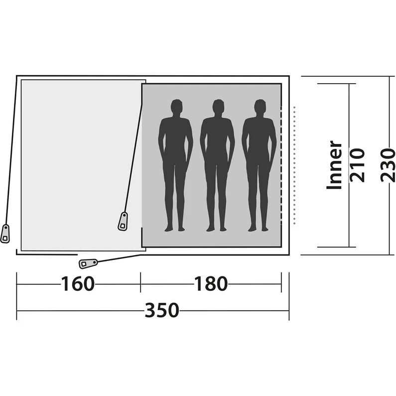 Easy Camp Galaxy 300 Tent - Afbeelding 3