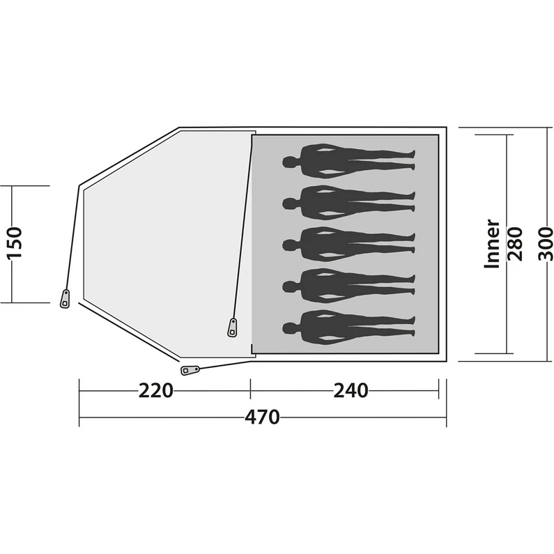 Easy Camp Eclipse 500 Tent - Afbeelding 3