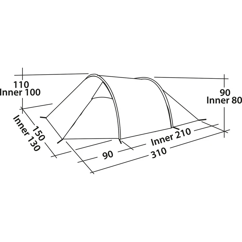 Easy Camp Spirit 200 Tent - Afbeelding 5
