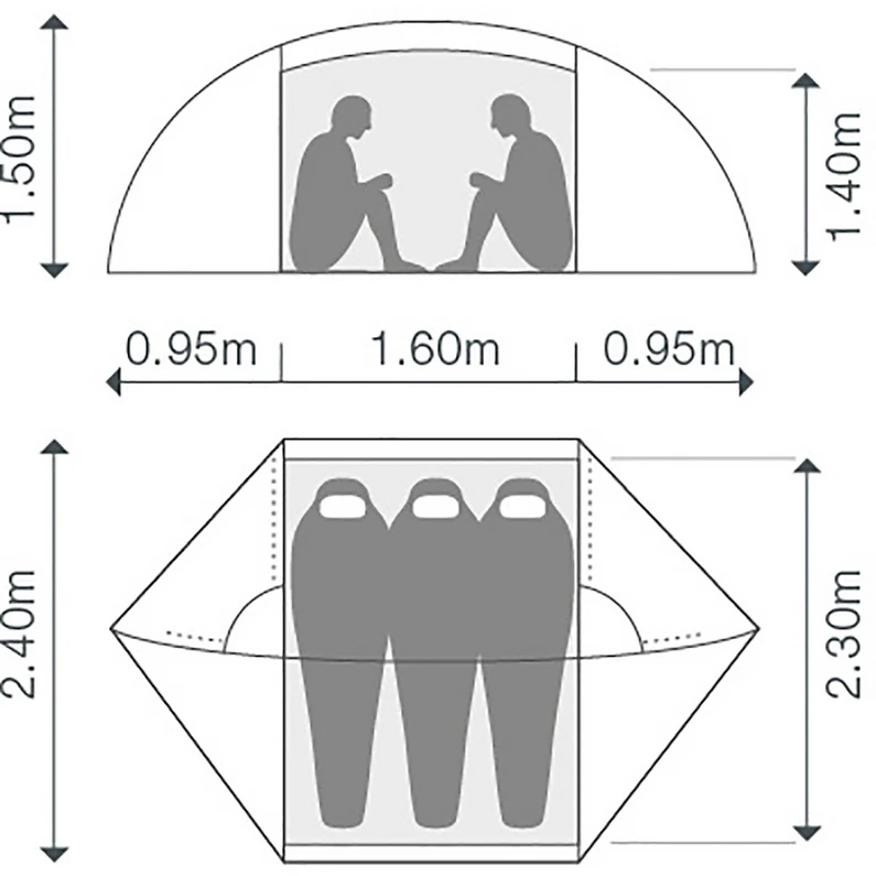 Exped Orion III UL Tent - Afbeelding 3