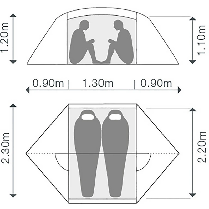 Exped Venus II UL Tent - Afbeelding 4