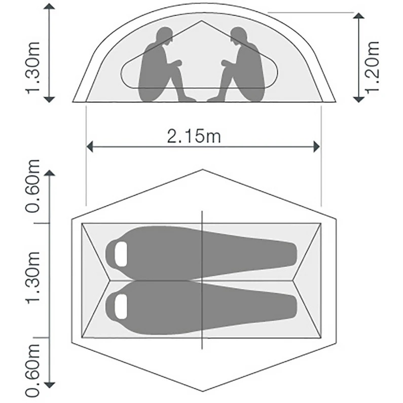 Exped Lyra II Tent - Afbeelding 3